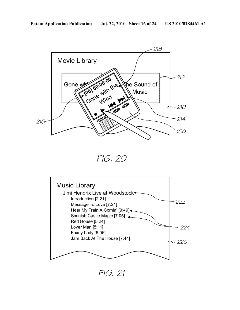 HANDHELD DISPLAY DEVICE FOR INTERACTING WITH PRINTED HYPERLINKS - diagram, schematic, and image 17