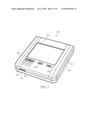 HANDHELD DISPLAY DEVICE FOR ASSOCIATING MULTIMEDIA OBJECTS WITH PRINTED SUBSTRATES diagram and image