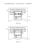 METHOD OF MAGNIFYING PRINTED INFORMATION USING HANDHELD DISPLAY DEVICE diagram and image