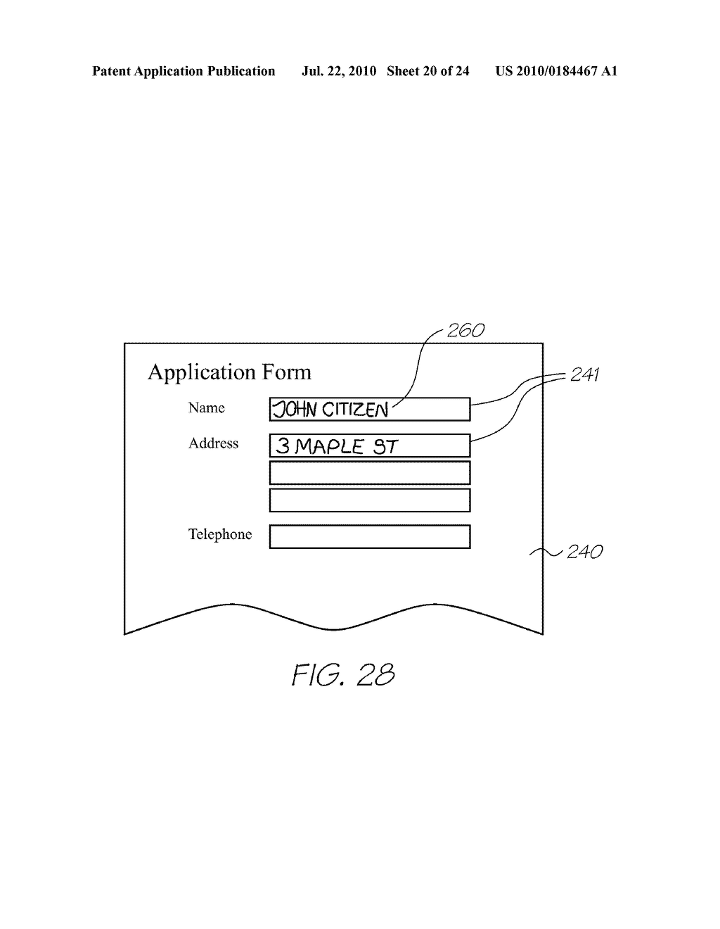 METHOD OF REVEALING HIDDEN CONTENT ON A PRINTED SUBSTRATE USING HANDHELD DISPLAY DEVICE - diagram, schematic, and image 21