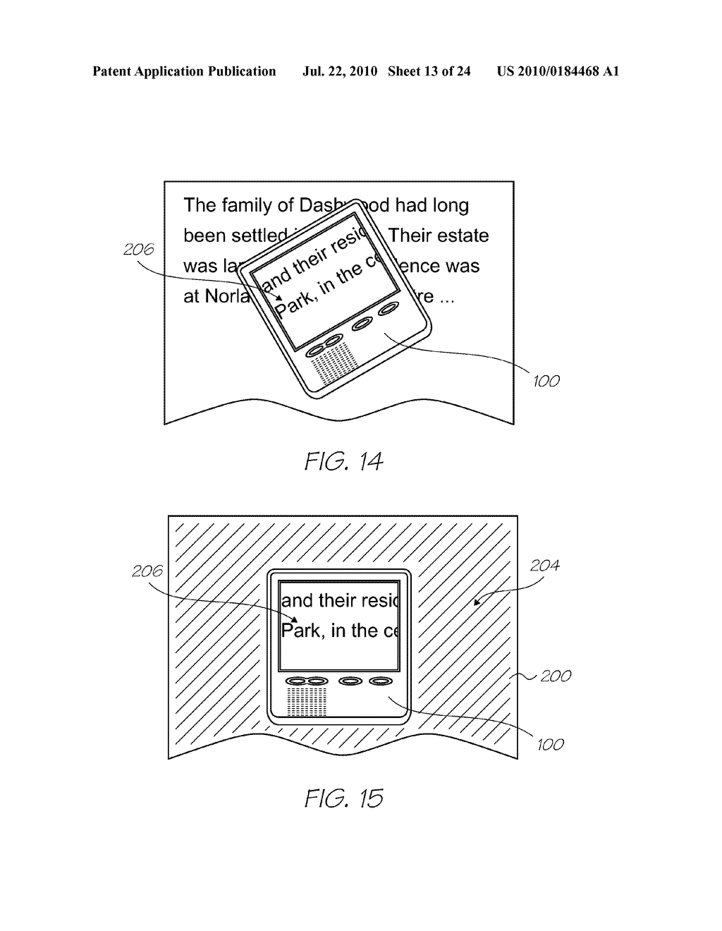 HANDHELD DISPLAY DEVICE FOR REVEALING HIDDEN CONTENT ON A PRINTED SUBSTRATE - diagram, schematic, and image 14