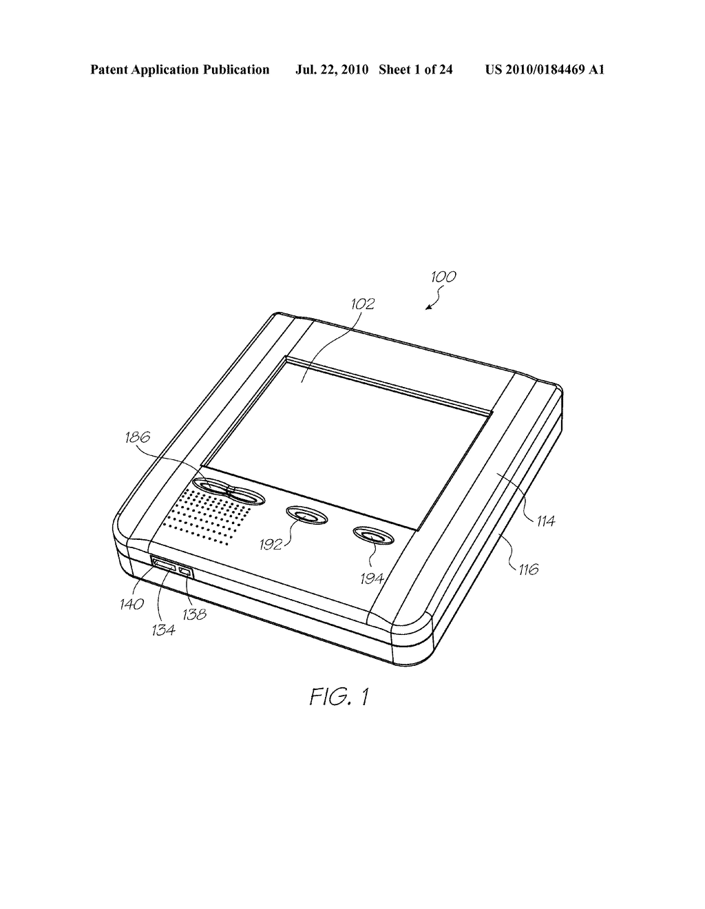 HANDHELD DISPLAY DEVICE FOR PLAYING VIDEO ASSOCIATED WITH PRINTED SUBSTRATE - diagram, schematic, and image 02