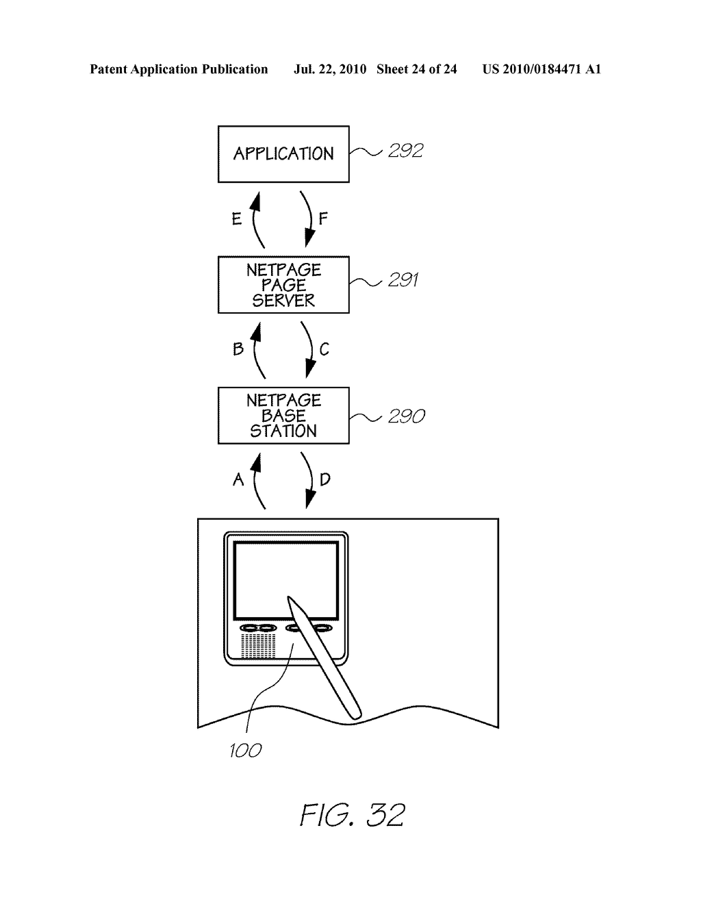 HANDHELD DISPLAY DEVICE FOR PLAYING AND CONTROLLING VIDEO ASSOCIATED WITH PRINTED SUBSTRATE - diagram, schematic, and image 25