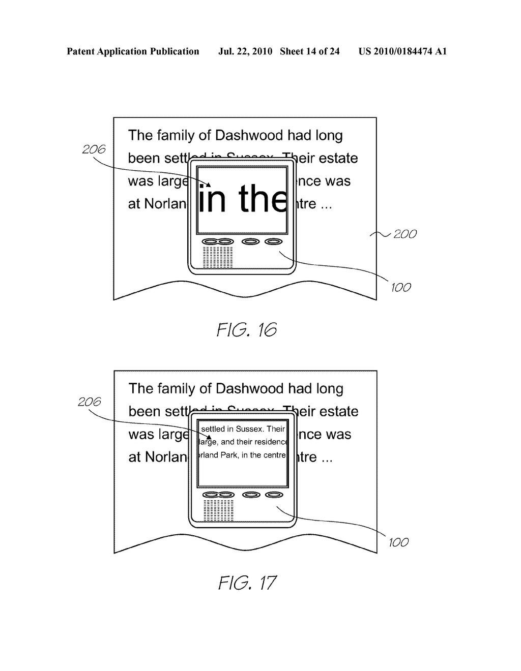 METHOD OF FILLING IN FORM USING HANDHELD DISPLAY DEVICE - diagram, schematic, and image 15