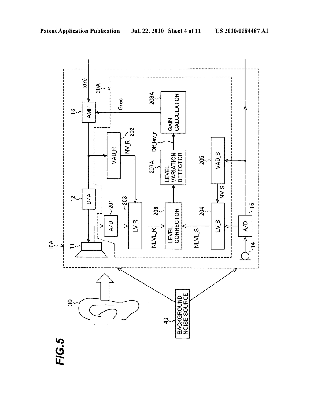 Sound signal adjustment apparatus and method, and telephone - diagram, schematic, and image 05