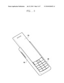 MOBILE PHONE HAVING POP-UP KEYPAD diagram and image