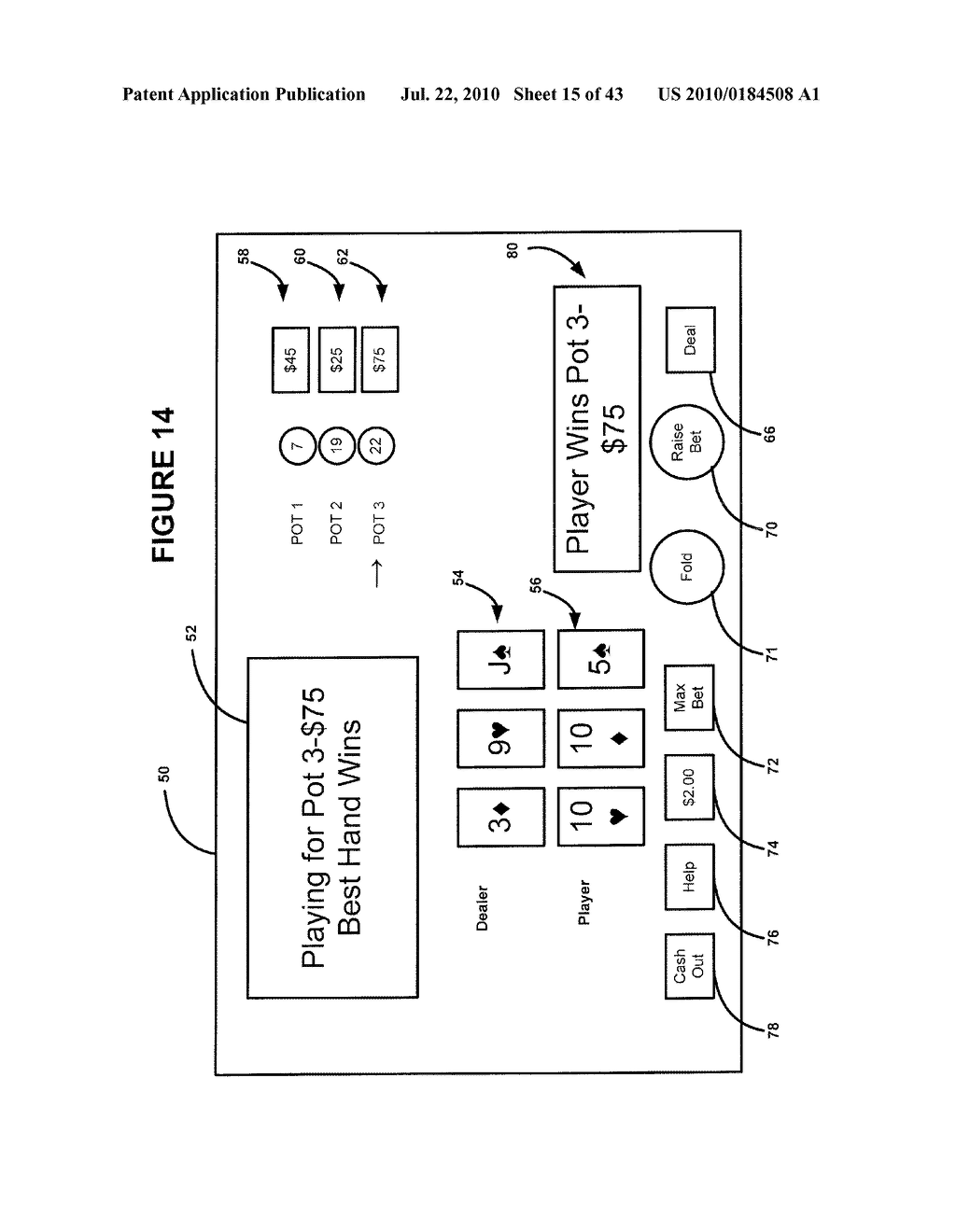 SYSTEM AND METHOD OF GAMING ON A COMPUTER SYSTEM - diagram, schematic, and image 16