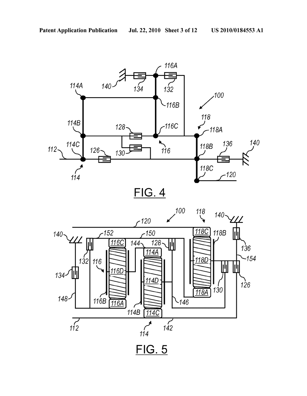 MULTI-SPEED TRANSMISSION HAVING THREE PLANETARY GEAR SETS - diagram, schematic, and image 04