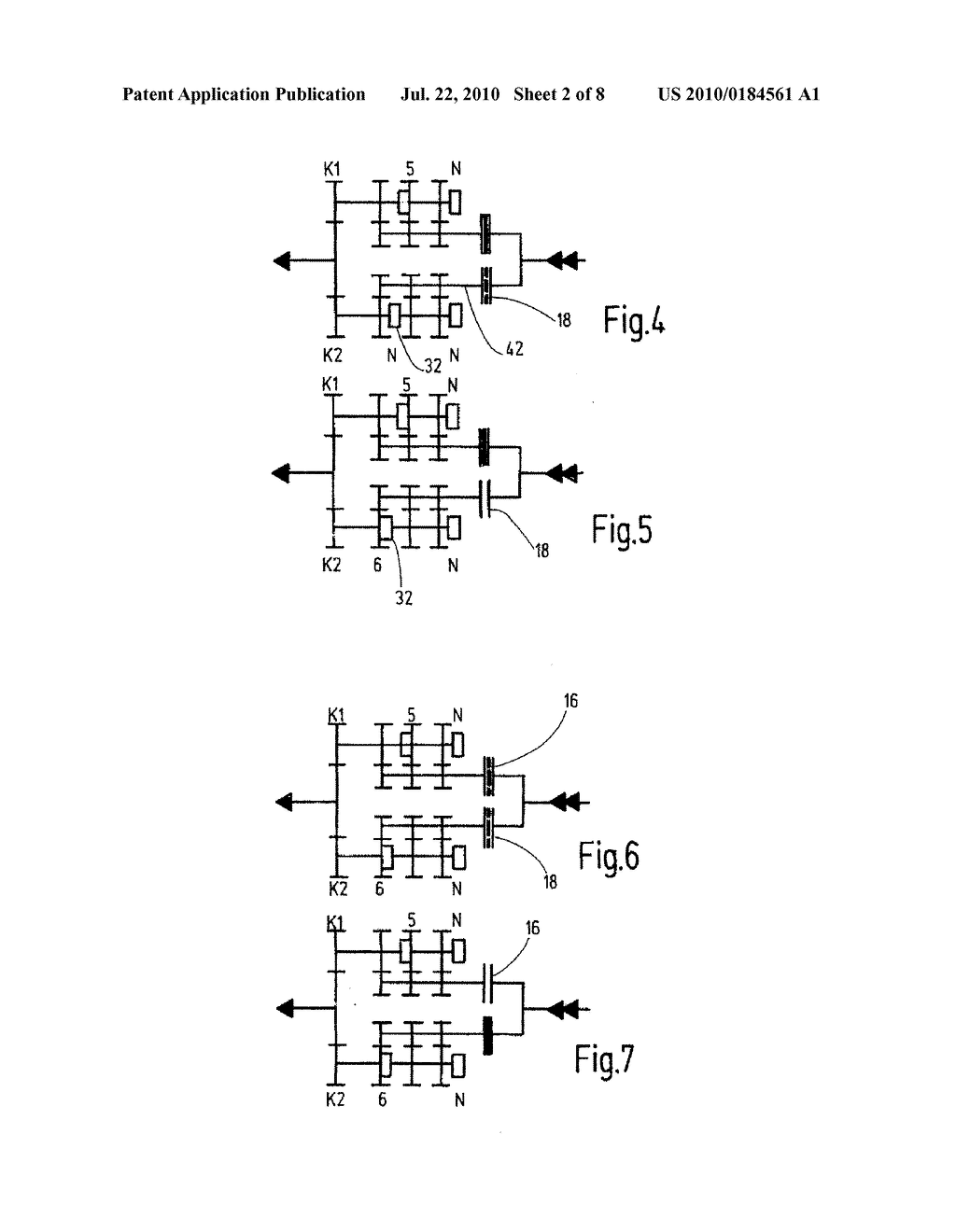 METHOD FOR CONTROLLING AN UPSHIFT PROCESS IN A DUAL-CLUTCH GEARBOX - diagram, schematic, and image 03