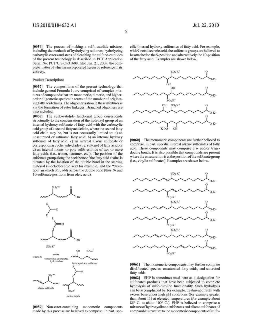 Automatic or Machine Dishwashing Compositions of Sulfonated Estolides and Other Derivatives of Fatty Acids and Uses Thereof - diagram, schematic, and image 06