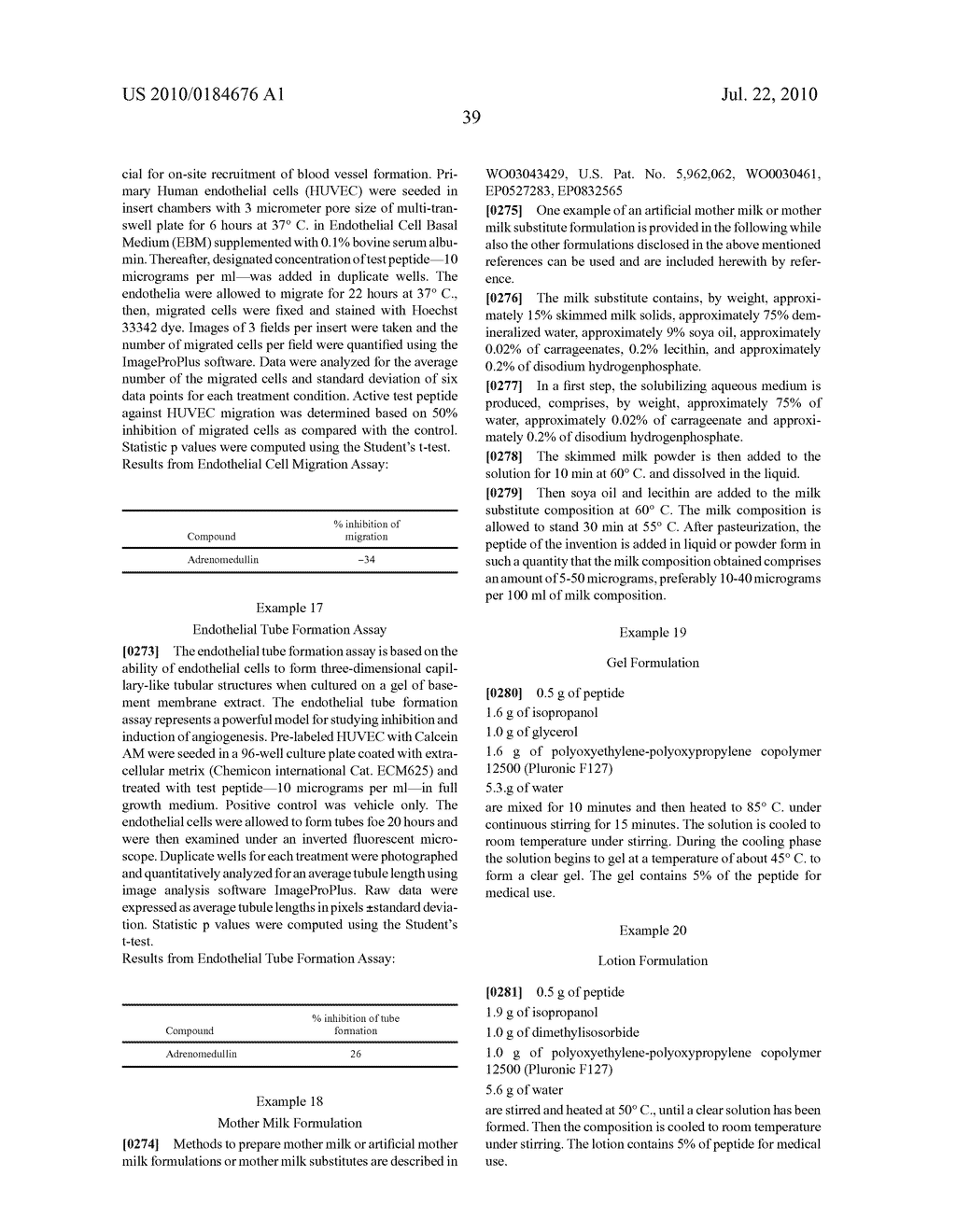 USE OF A PEPTIDE AS A THERAPEUTIC AGENT - diagram, schematic, and image 40