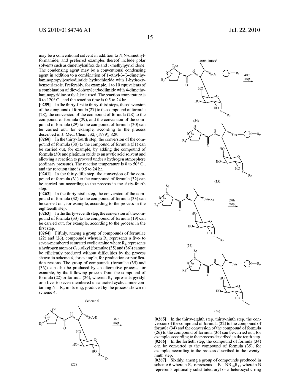 LINCOSAMIDE DERIVATIVES AND ANTIMICROBIAL AGENTS COMPRISING THE SAME AS ACTIVE INGREDIENT - diagram, schematic, and image 16