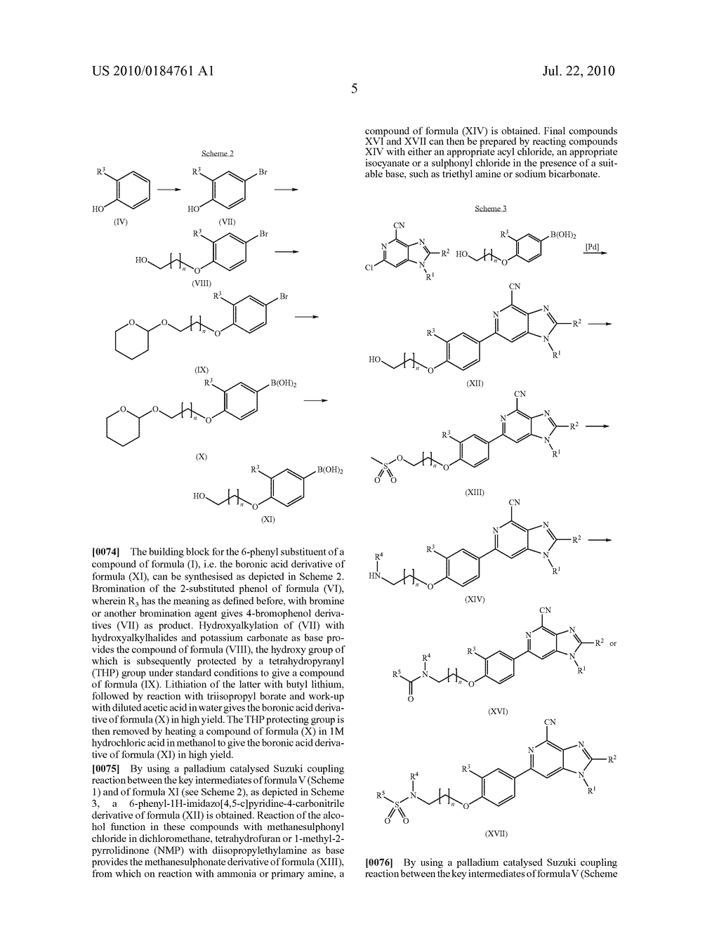 6-PHENYL-1H-IMIDAZO[4,5-c]PYRIDINE-4-CARBONITRILE DERIVATIVES - diagram, schematic, and image 06