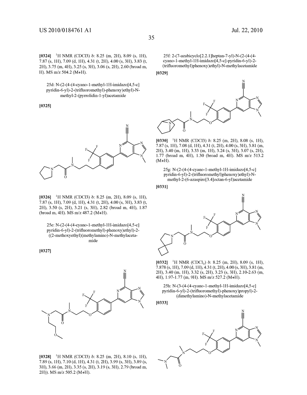 6-PHENYL-1H-IMIDAZO[4,5-c]PYRIDINE-4-CARBONITRILE DERIVATIVES - diagram, schematic, and image 36