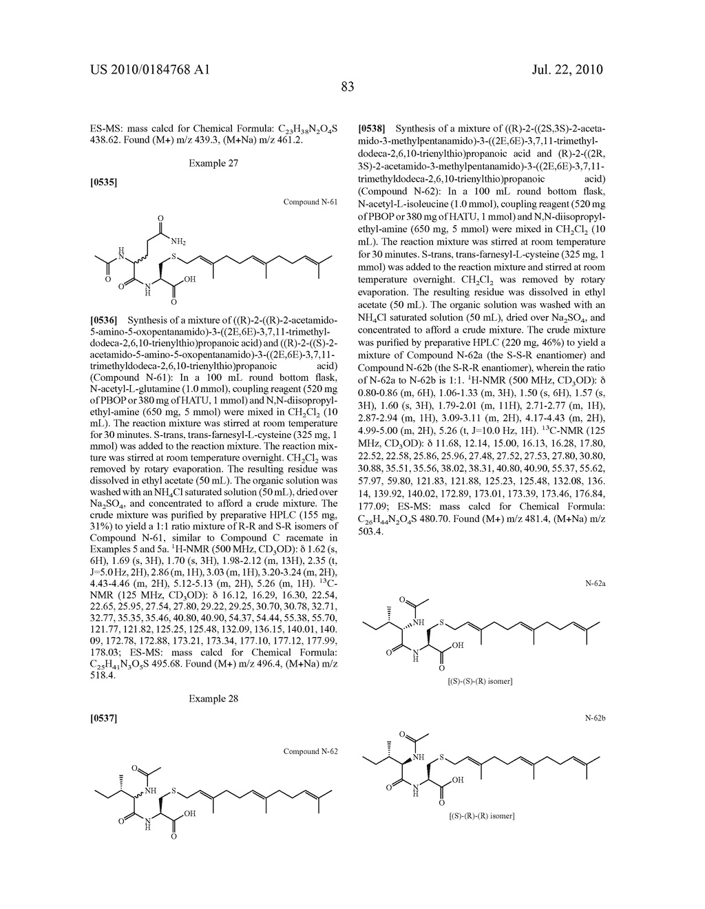 Isoprenyl Compounds and Methods Thereof - diagram, schematic, and image 98