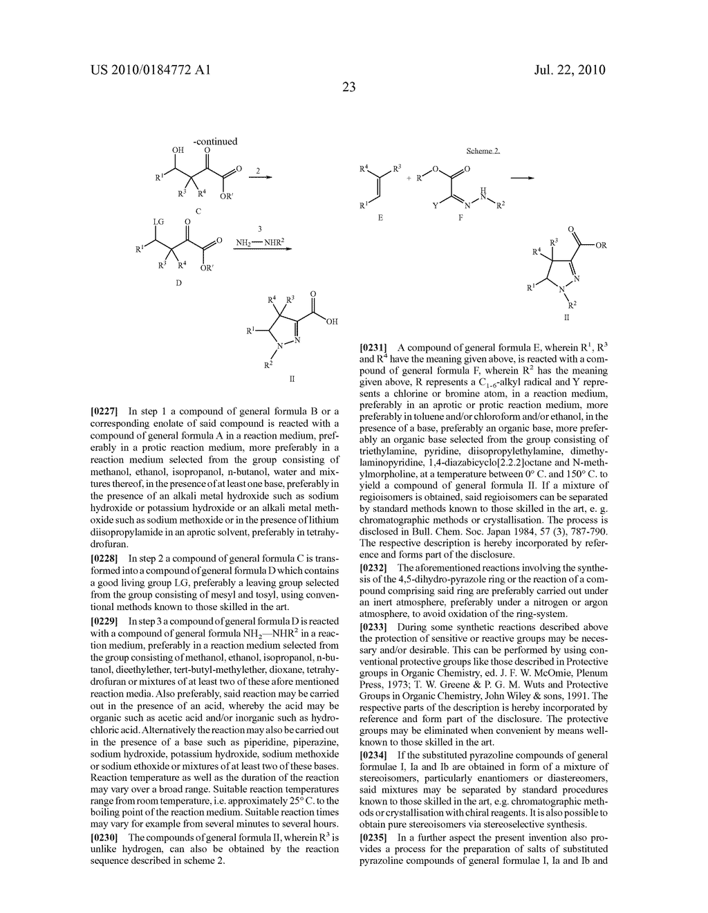 SULFONAMIDE SUBSTITUTED PYRAZOLINE COMPOUNDS, THEIR PREPARATION AND USE AS CB1 MODULATORS - diagram, schematic, and image 26