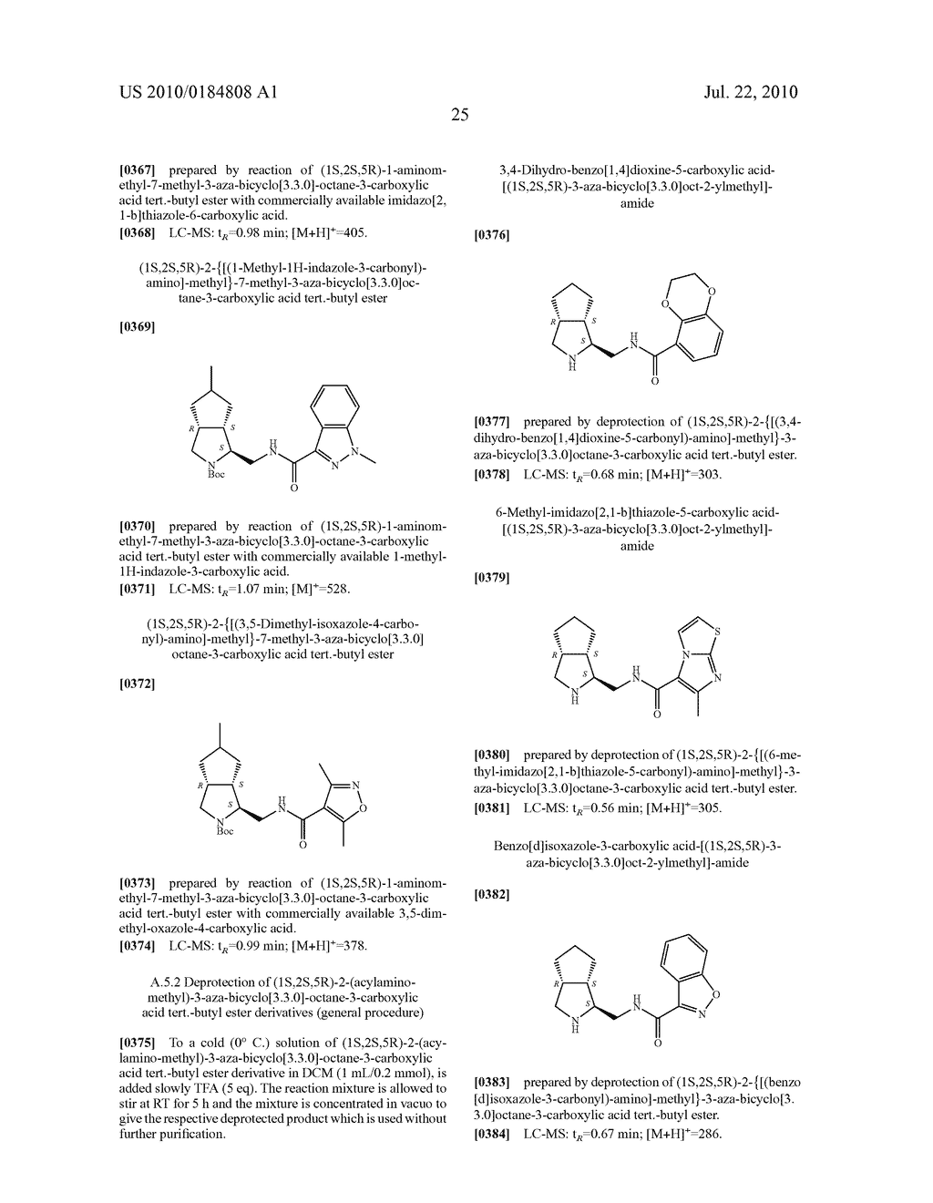 3-AZA-BICYCLO[3.3.0]OCTANE COMPOUNDS - diagram, schematic, and image 26