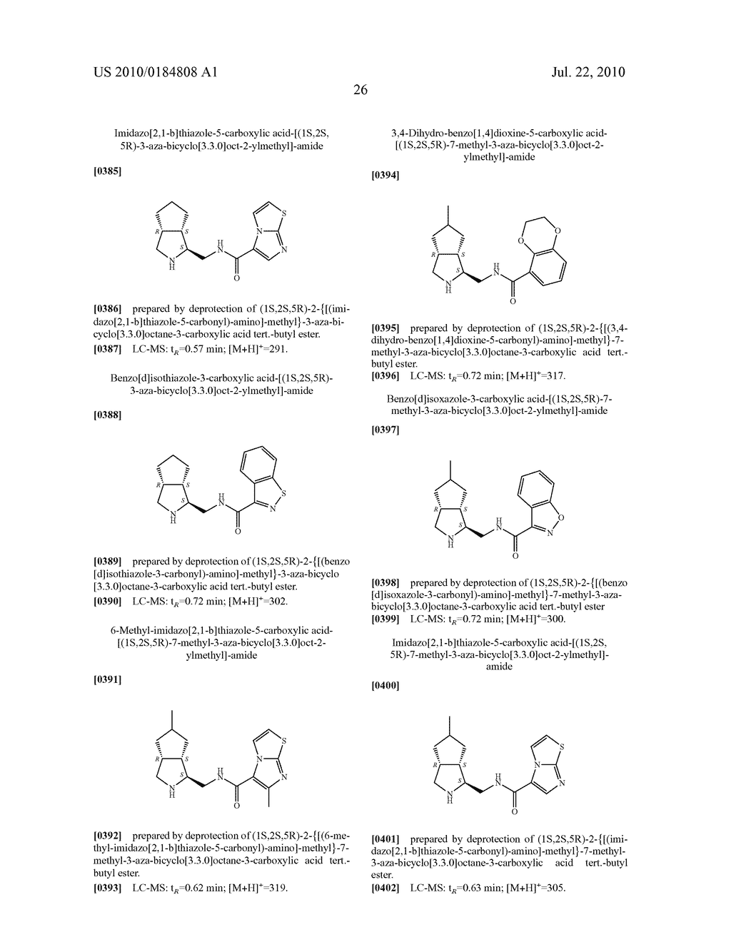 3-AZA-BICYCLO[3.3.0]OCTANE COMPOUNDS - diagram, schematic, and image 27