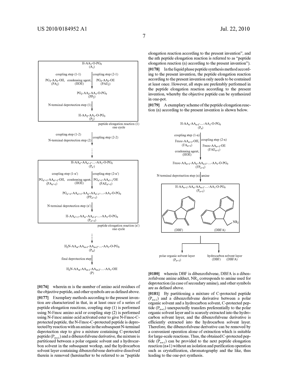 METHOD FOR SELECTIVE REMOVAL OF DIBENZOFULVENE DERIVATIVE - diagram, schematic, and image 08