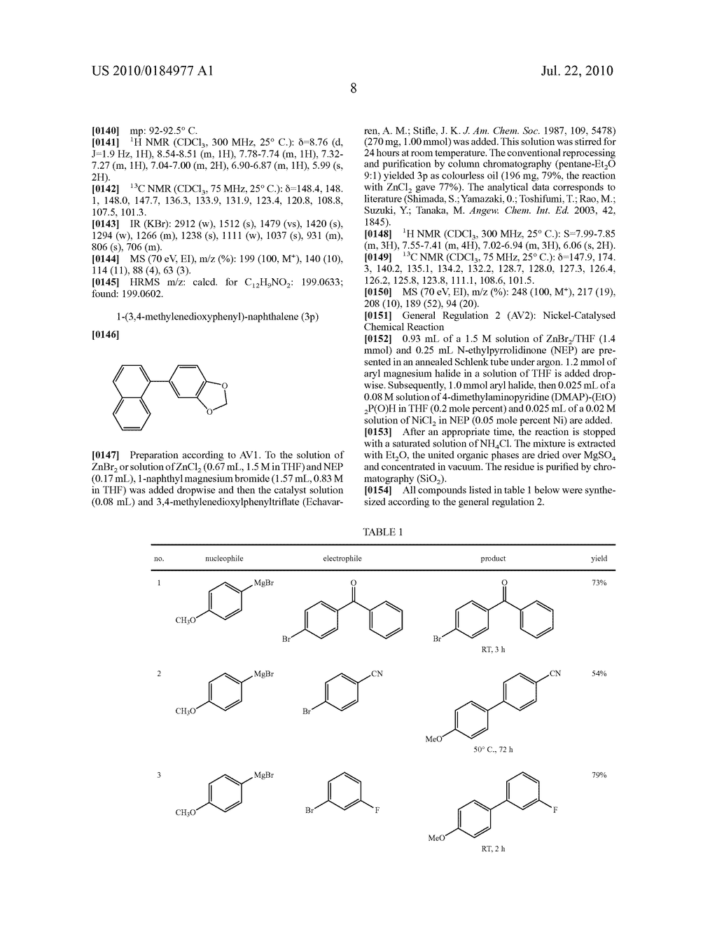 Nickel or Iron Catalysed Carbon-Carbon Coupling Reaction of Arylenes, Alkenes and Alkines - diagram, schematic, and image 09