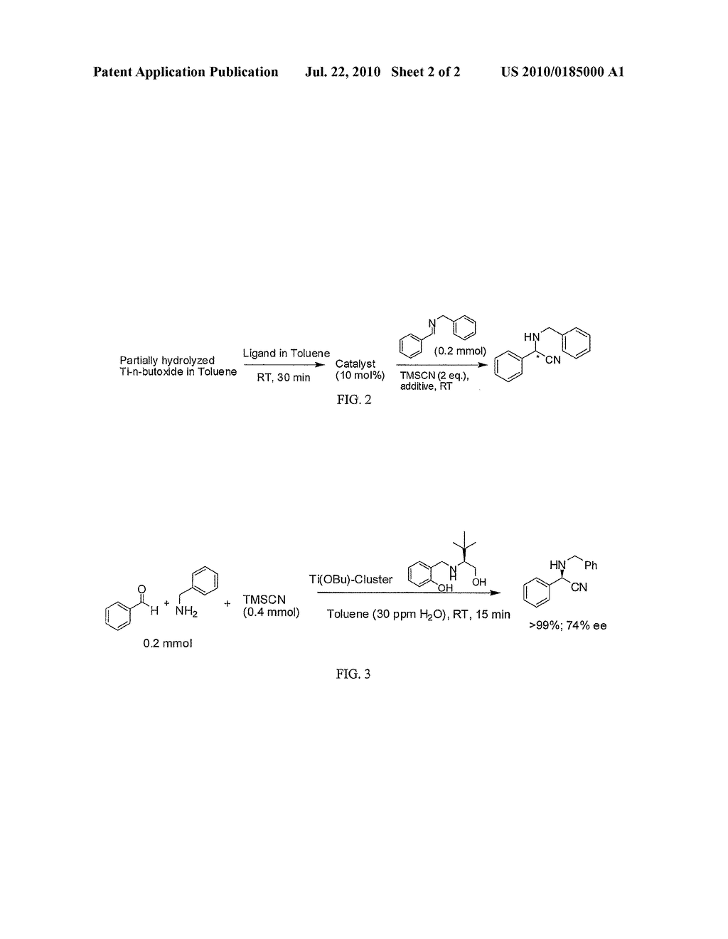 TITANIUM COMPOUND AND PROCESS FOR ASYMMETRIC CYANATION OF IMINES - diagram, schematic, and image 03