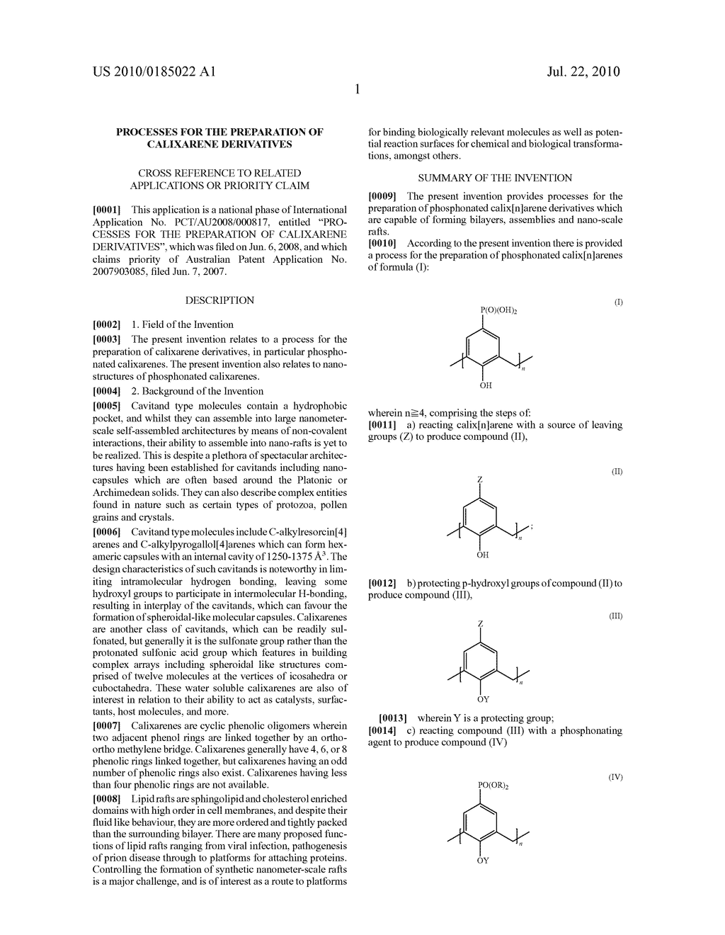 PROCESSES FOR THE PREPARATION OF CALIXARENE DERIVATIVES - diagram, schematic, and image 14