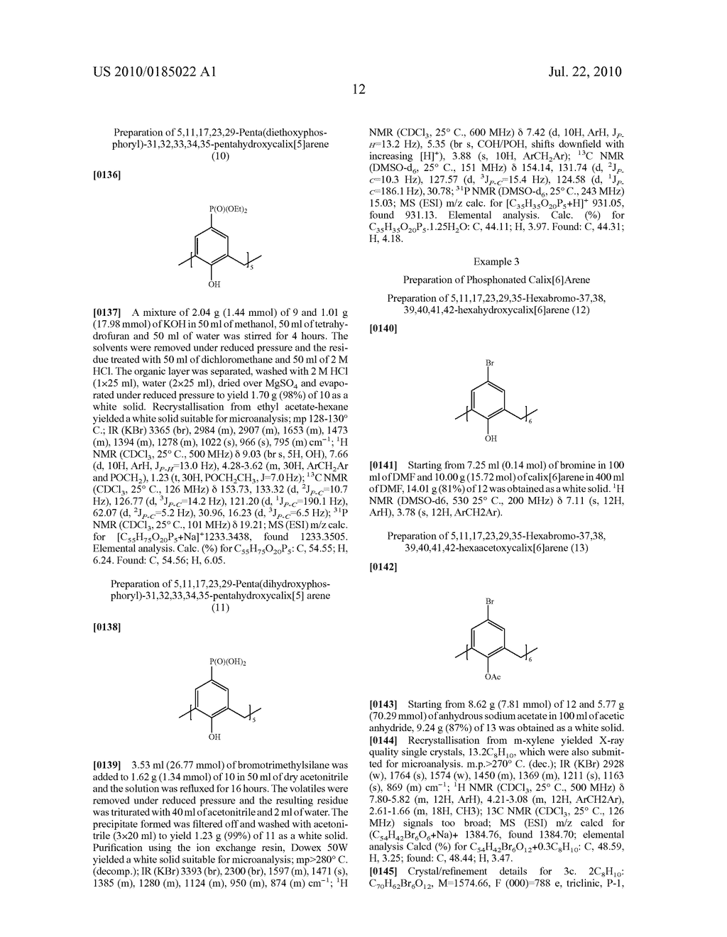 PROCESSES FOR THE PREPARATION OF CALIXARENE DERIVATIVES - diagram, schematic, and image 25