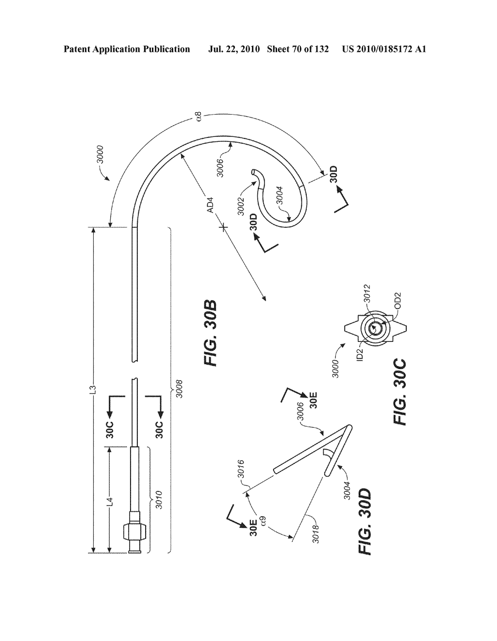 DIAGNOSTIC CATHETERS, GUIDE CATHETERS, VISUALIZATION DEVICES AND CHORD MANIPULATION DEVICES, AND RELATED KITS AND METHODS - diagram, schematic, and image 71