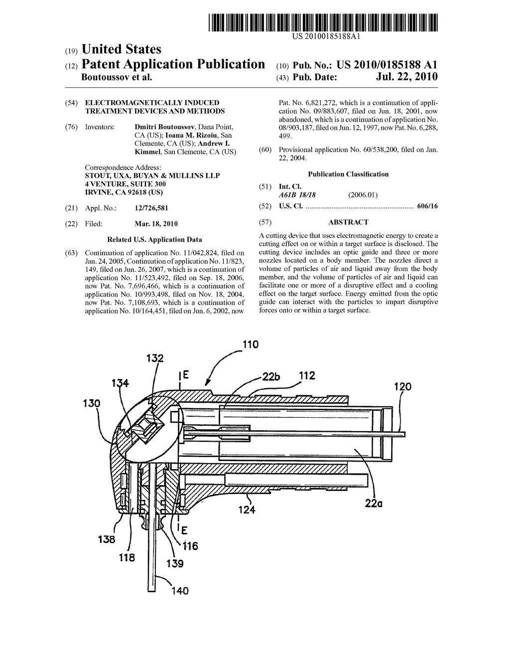 ELECTROMAGNETICALLY INDUCED TREATMENT DEVICES AND METHODS - diagram, schematic, and image 01