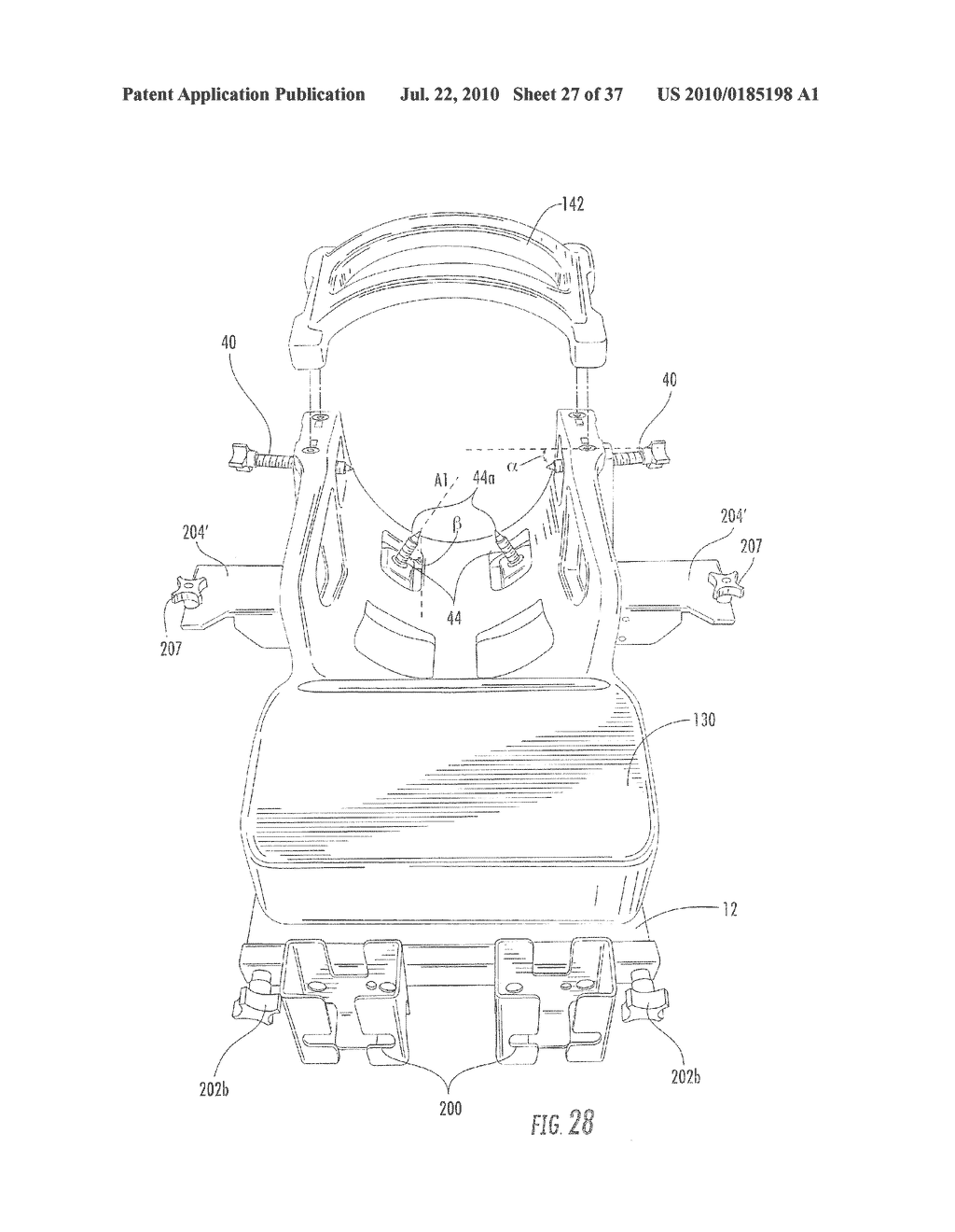 Head Fixation Assemblies for Medical Procedures - diagram, schematic, and image 28