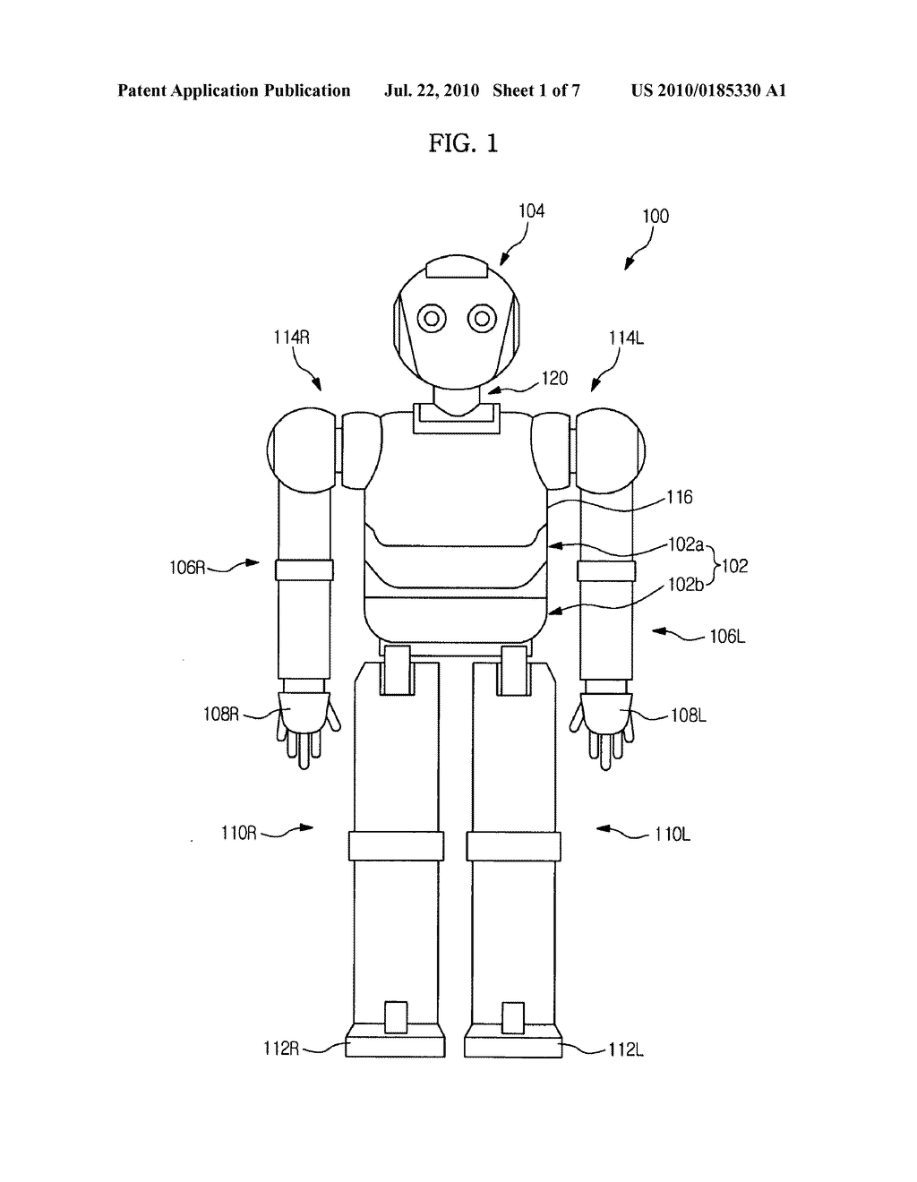 Robot walking control apparatus and method thereof - diagram, schematic, and image 02