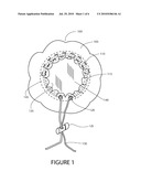 EAR COVER WITH DRAWSTRING AND CONCENTRIC RESILIENT AURAL HELIX HANGER diagram and image