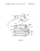 SLIDE FASTENER SLIDER FOR EASY MOUNTING OF A PULL TAB diagram and image