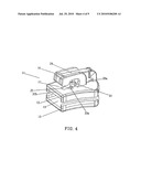 SLIDE FASTENER SLIDER FOR EASY MOUNTING OF A PULL TAB diagram and image