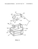 SLIDE FASTENER SLIDER FOR EASY MOUNTING OF A PULL TAB diagram and image