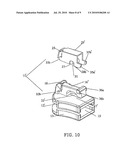 SLIDE FASTENER SLIDER FOR EASY MOUNTING OF A PULL TAB diagram and image