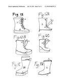 Shoe and boot construction with attachable components diagram and image