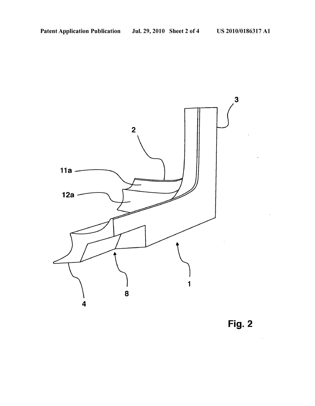 BAR-TYPE SUPPORTING STRUCTURE FOR FORMING A FRAME, COMPRISING A PLURALITY OF NODES AND BARS CONNECTING THE NODES - diagram, schematic, and image 03