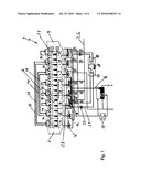 BEVERAGE BOTTLING PLANT FOR FILLING BEVERAGE BOTTLES WITH A BEVERAGE BOTTLE TREATMENT MACHINE AND A BEVERAGE BOTTLE TREATMENT MACHINE IN A BEVERAGE BOTTLING PLANT diagram and image