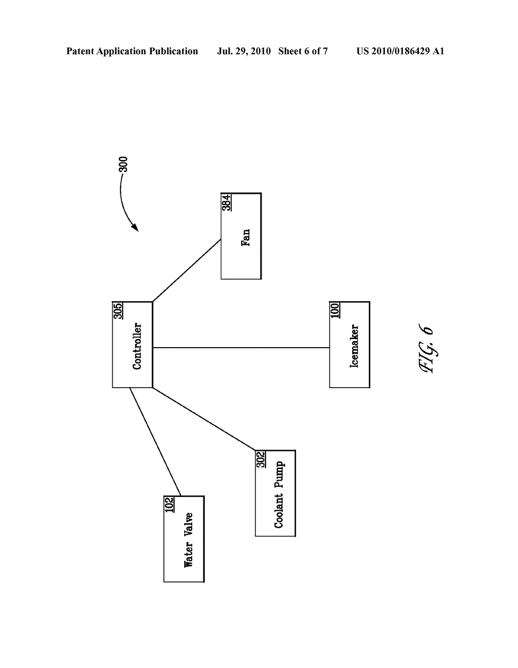 METHOD AND APPARATUS FOR CIRCULATING AIR WITHIN AN ICEMAKER COMPARTMENT OF A REFRIGERATOR - diagram, schematic, and image 07