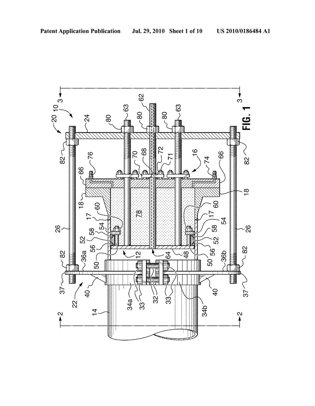 Apparatus and Method for Isolating or Testing a Pipe Segment with Axial Reinforcement - diagram, schematic, and image 02