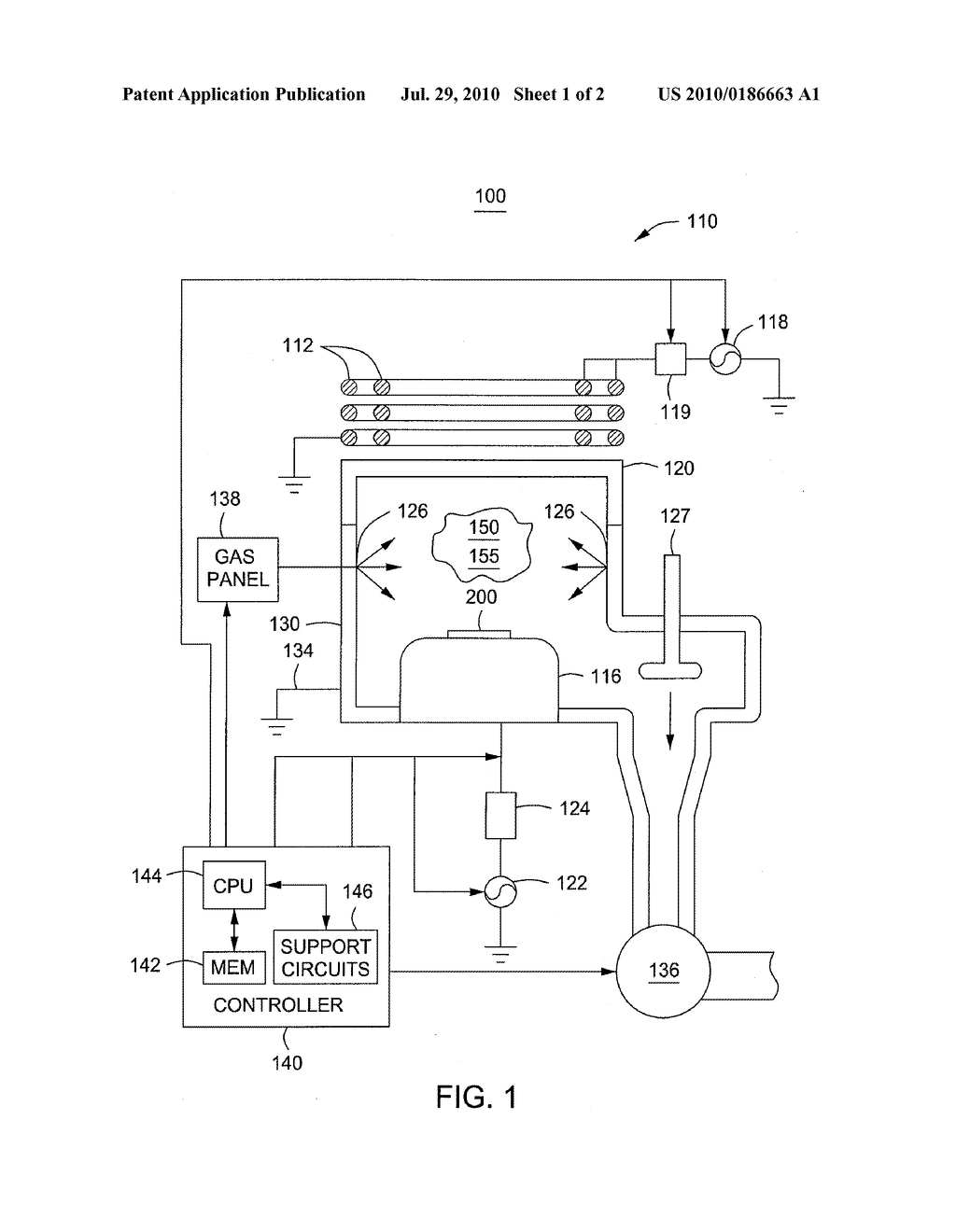 METHODS AND APPARATUS FOR PROTECTING A SUBSTRATE SUPPORT IN A SEMICONDUCTOR PROCESS CHAMBER - diagram, schematic, and image 02