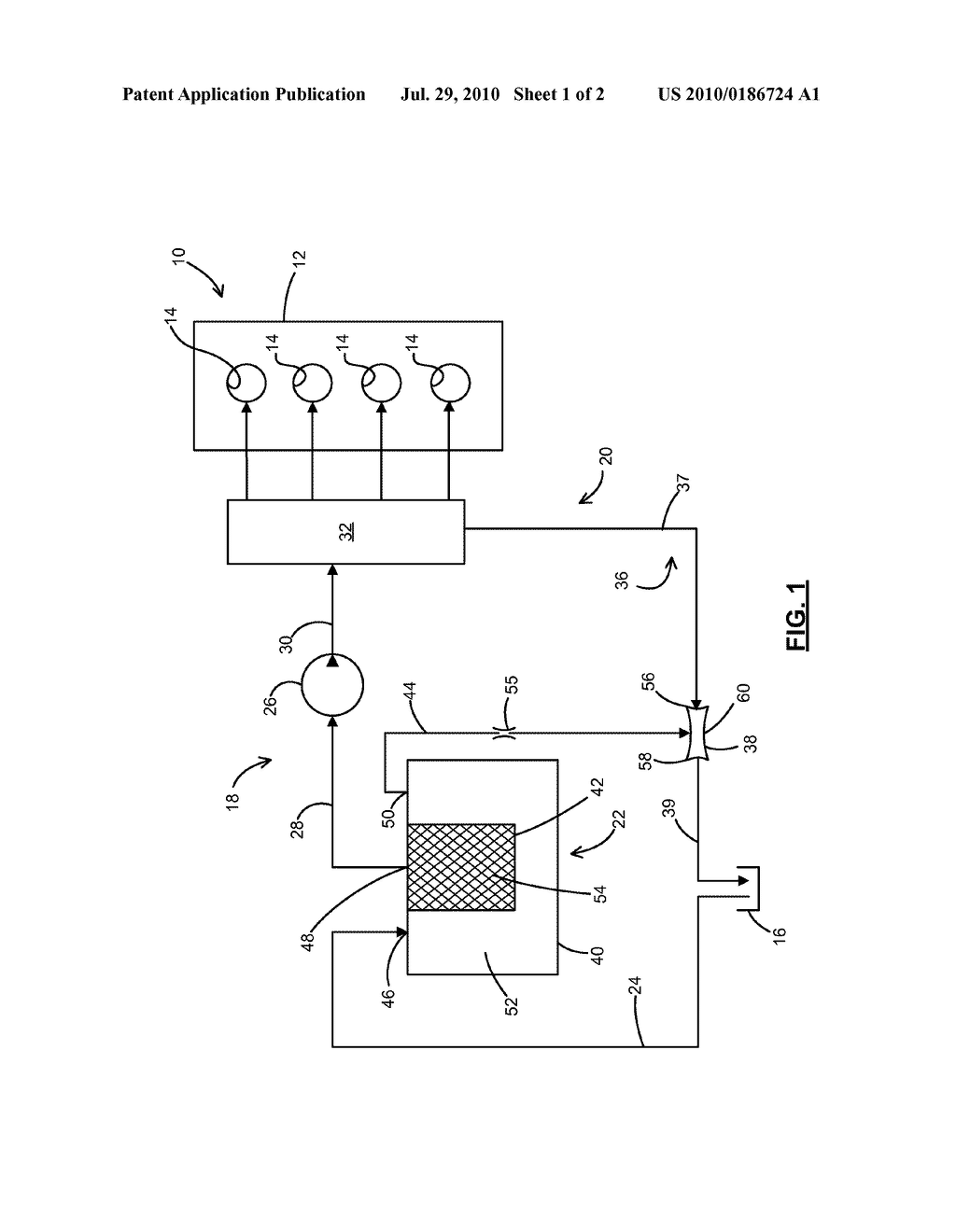 ENGINE ASSEMBLY WITH FUEL FILTER GAS REMOVAL APPARATUS - diagram, schematic, and image 02