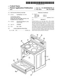 Oven range with gas filter diagram and image