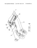 Fixing device for a foldable chassis of an electric walk-substituting vehicle diagram and image