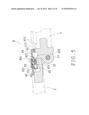 Fixing device for a foldable chassis of an electric walk-substituting vehicle diagram and image