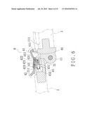 Fixing device for a foldable chassis of an electric walk-substituting vehicle diagram and image