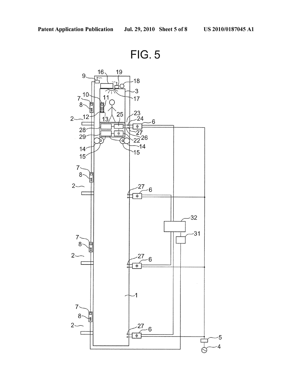 ELECTRIC-POWER SUPPLY SYSTEM FOR ELEVATOR - diagram, schematic, and image 06