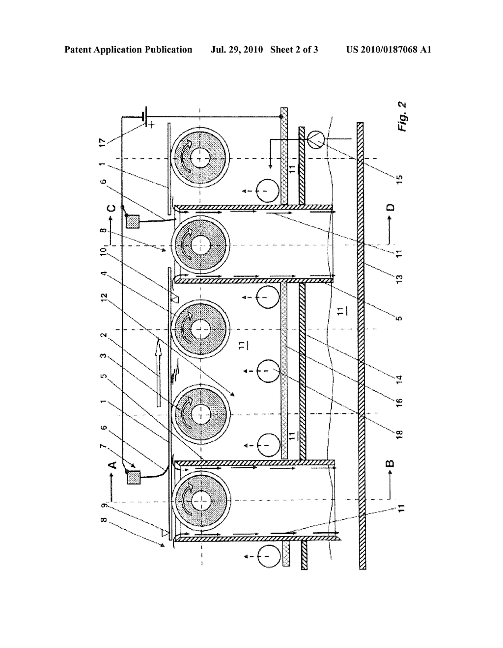 Apparatus and method for providing electrical contact for planar material in straight through installations - diagram, schematic, and image 03