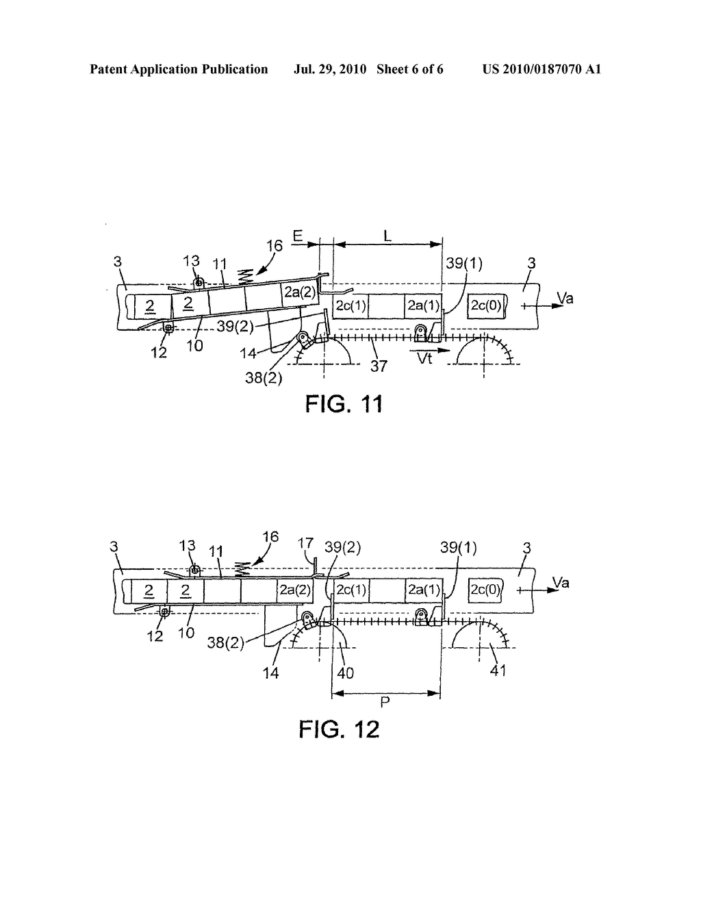 METHOD AND DEVICE FOR FORMING BATCHES OF SUBSTANTIALLY PARALLELEPIPED OBJECTS MOVING ON A CONVEYOR BELT - diagram, schematic, and image 07